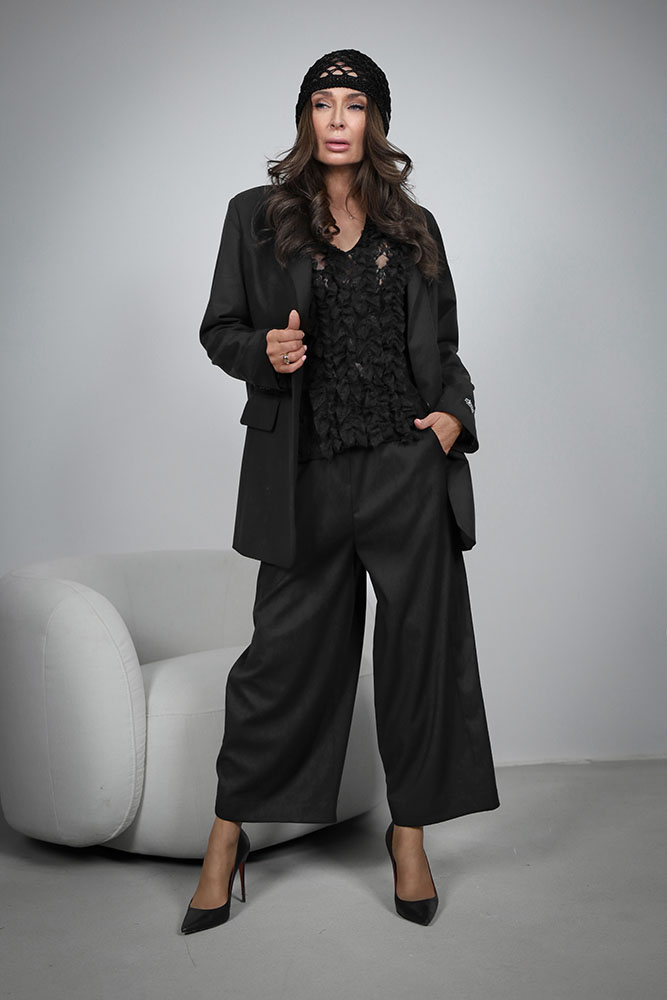 szerokie spodnie damskie klasyczne